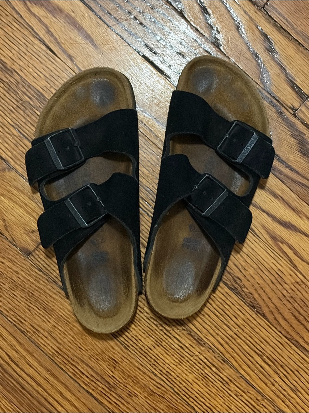 Birkenstock Black Suede Arizona Sandals